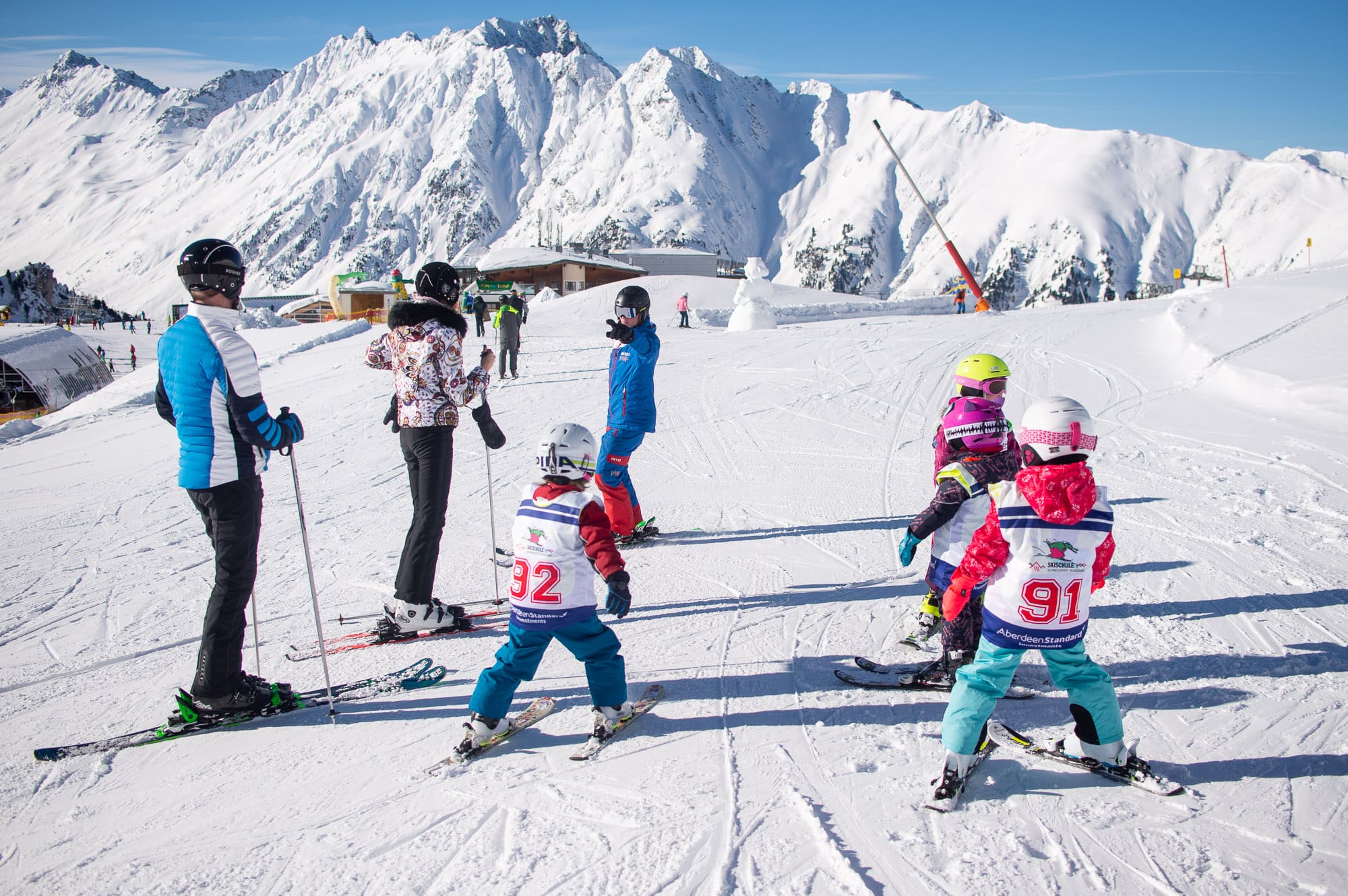 Ski course in Ischgl