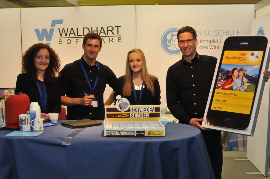 Messestand Waldhart Software bei der Interalpin 2015