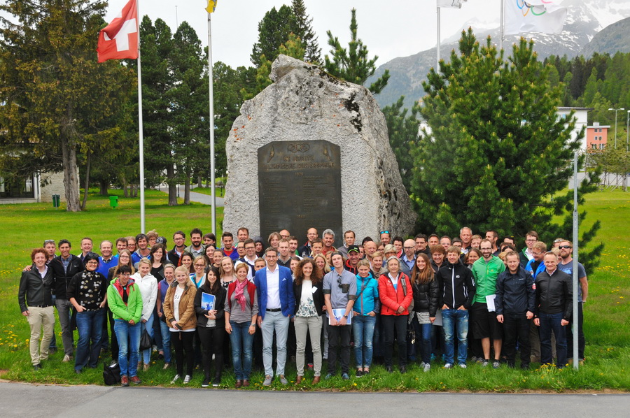 Gruppenfoto WS Day 2016 in St. Moritz 