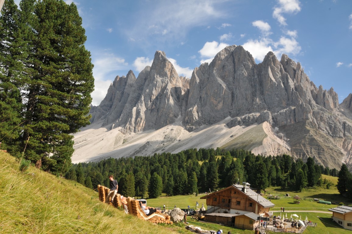 Landschaftsbild Villnösstal in Südtirol